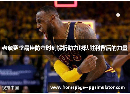 老詹赛季最佳防守时刻解析助力球队胜利背后的力量